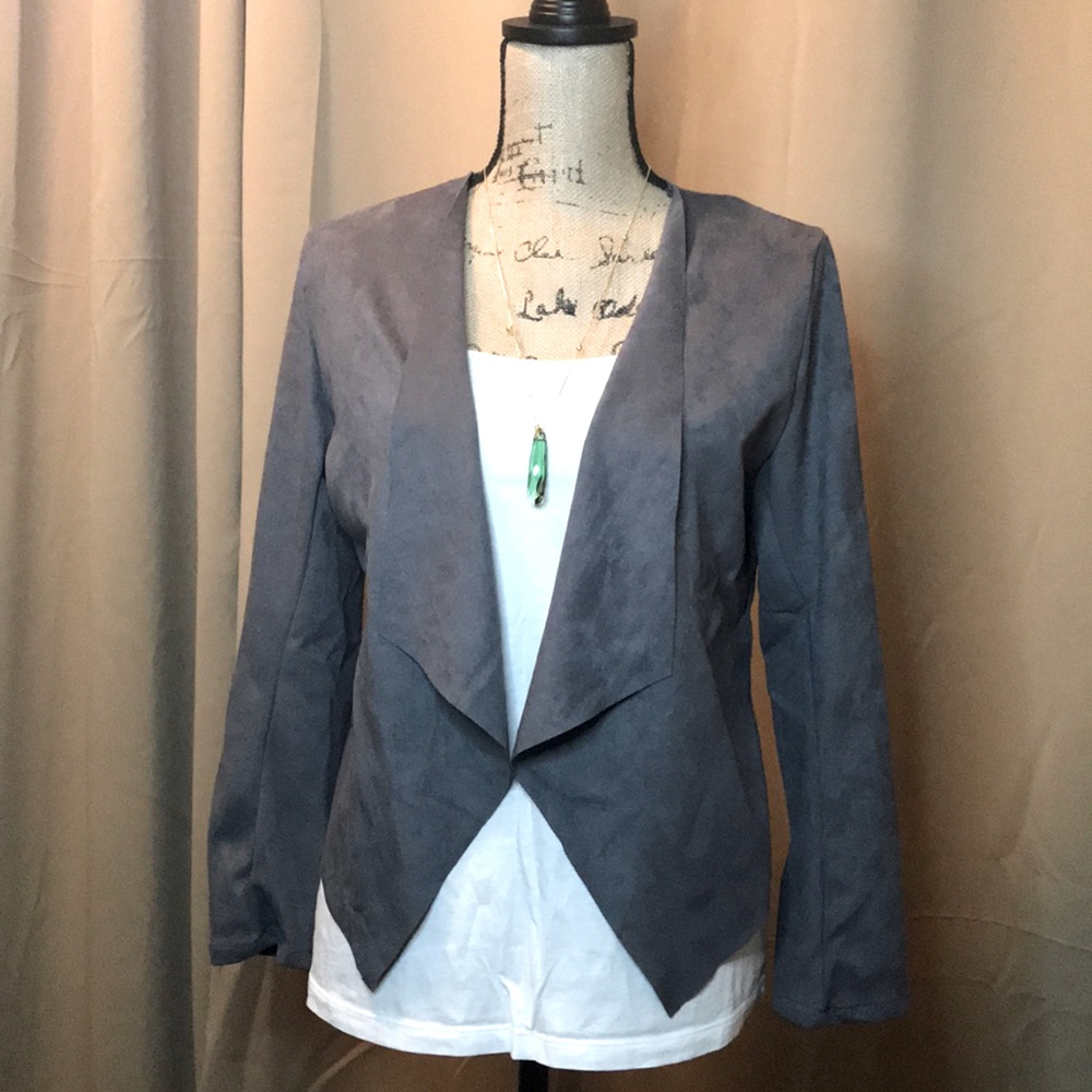 Light Weight Blazer (Med Gray)